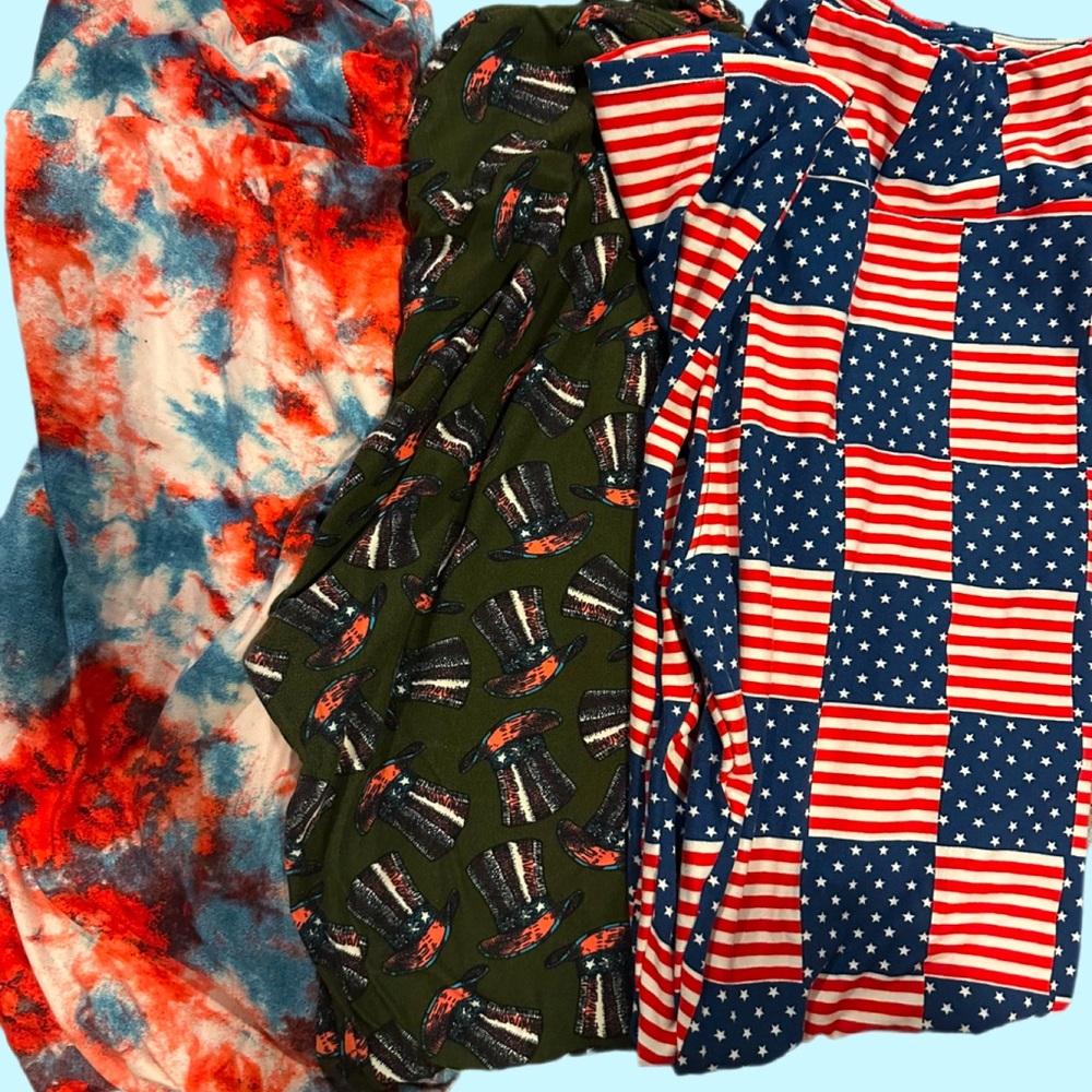 Lularoe Patriotic Themed leggings Bundle